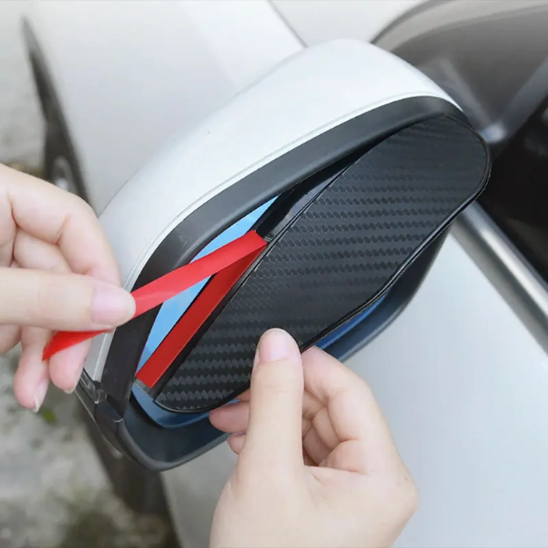 Spejlbeskyttere med 3M klæbebånd Spejlbeskyttere med dobbeltsidet 3M tape til sikker montering