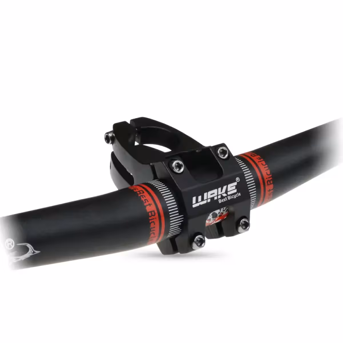 Kort styrstamme i sort aluminium til MTB, øget komfort og forbedret kontrol