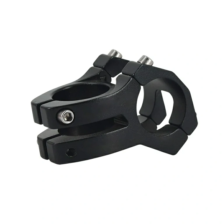 Sporty kort frempind til MTB 31.8 mm sort Sportslig kort styrstamme til MTB, 31,8 mm, sort, fremstillet af let og robust aluminium