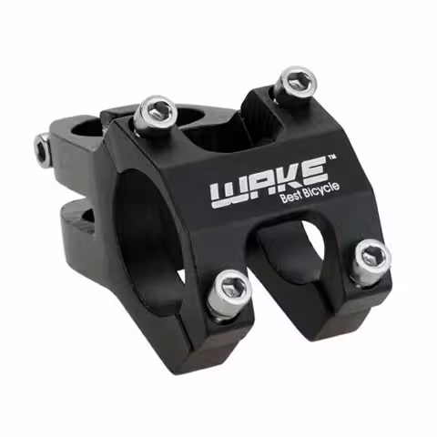 Kort Styr Forhøjer til MTB Cykel – WAKE 31,8 mm Aluminium, Sort