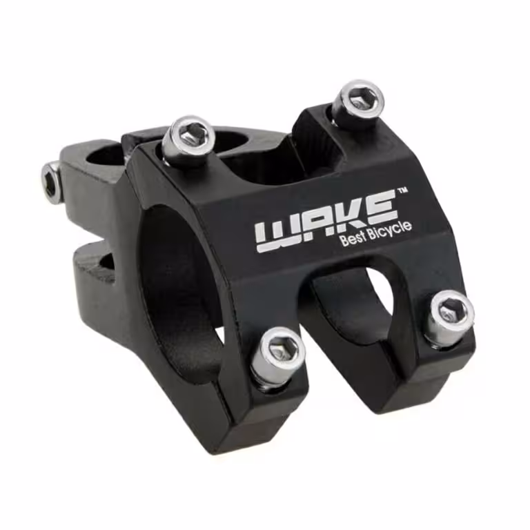 Kort Styr Forhøjer til MTB Cykel – WAKE 31,8 mm Aluminium, Sort