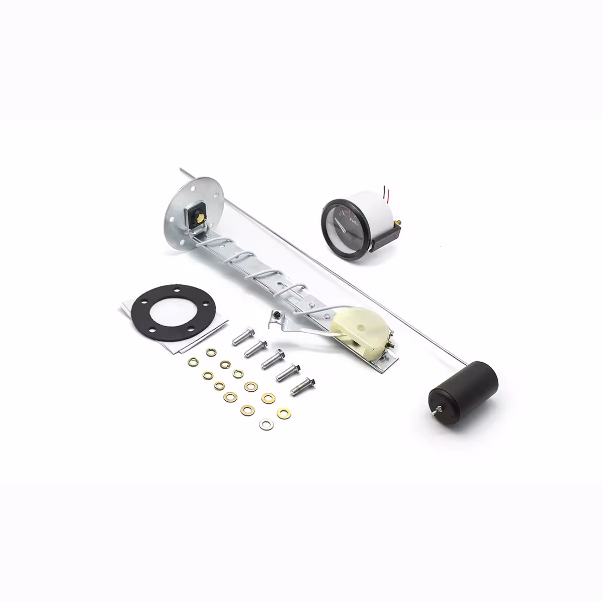 Enhed med flottørsensor til måling af brændstofniveau i tank