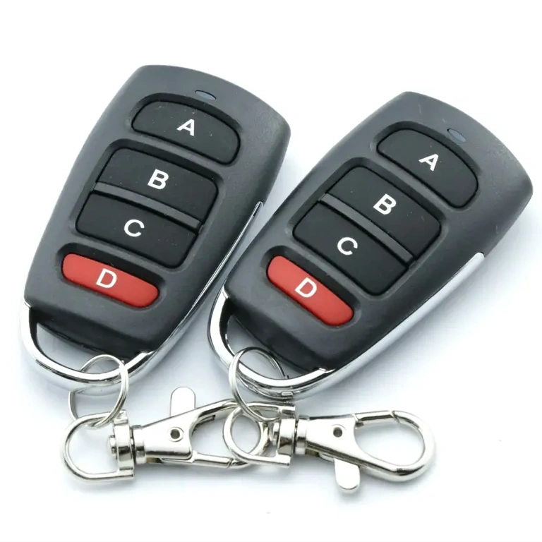 Radiofjernbetjening med 4 knapper til trådløse styresystemer