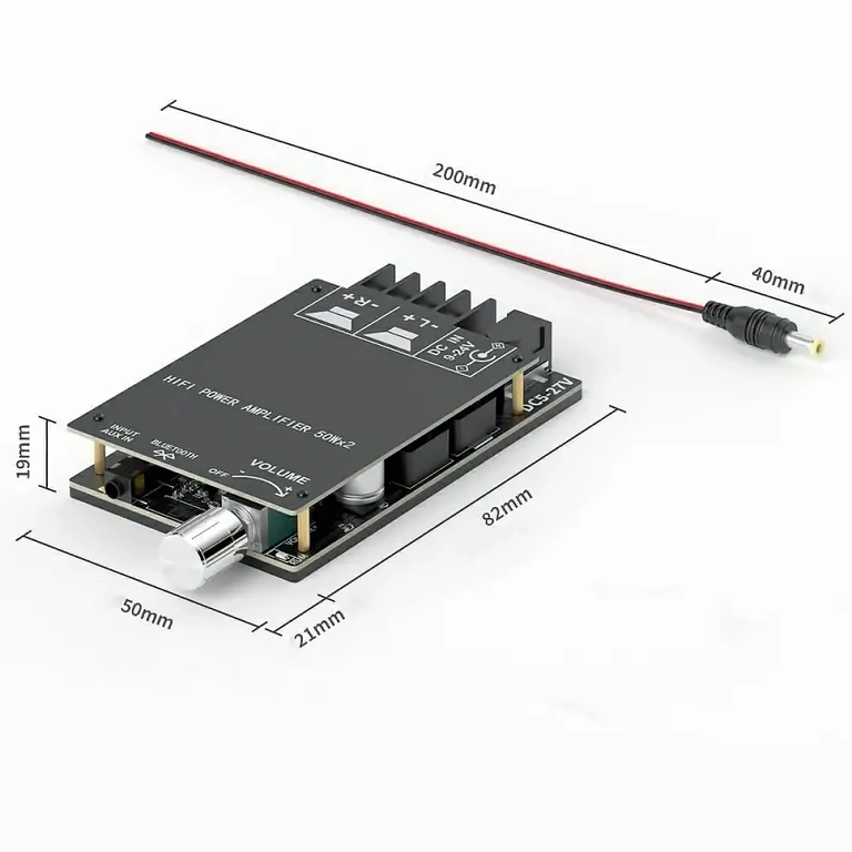 Kompakt digital stereo Hi-Fi forstærker 2x50W