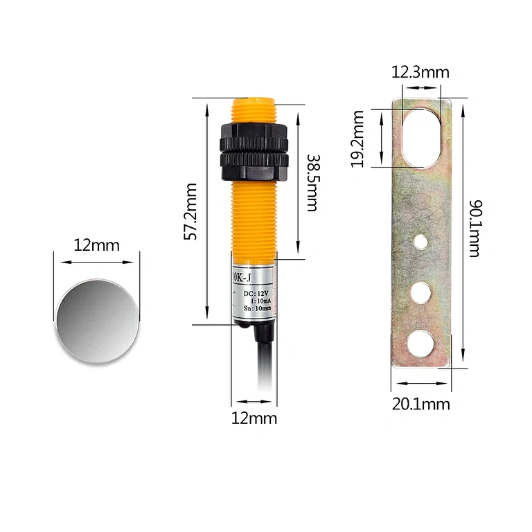 Digital tæller med indbygget magnetisk sensor Digital pulstæller med magnetisk sensor til cyklusovervågning