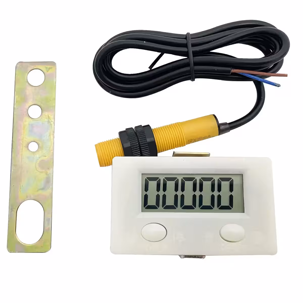 ZX-5DK pulstæller med magnetisk sensor og egen batteri