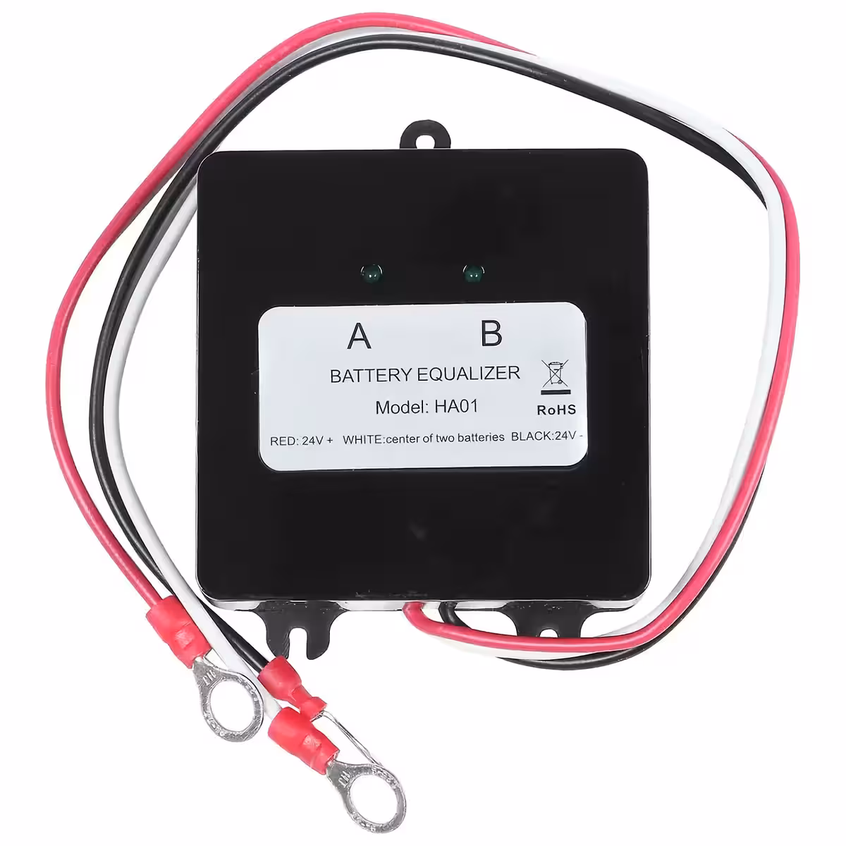 Automatisk enhed til spændingsbalancering i systemer med flere batterier