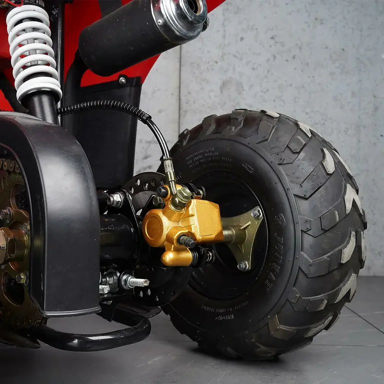 Guld ATV-bremsekaliber med skive, model til bag