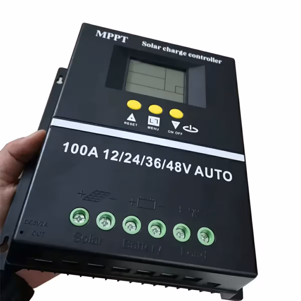 MPPT 100A controller til alle typer solbatterier