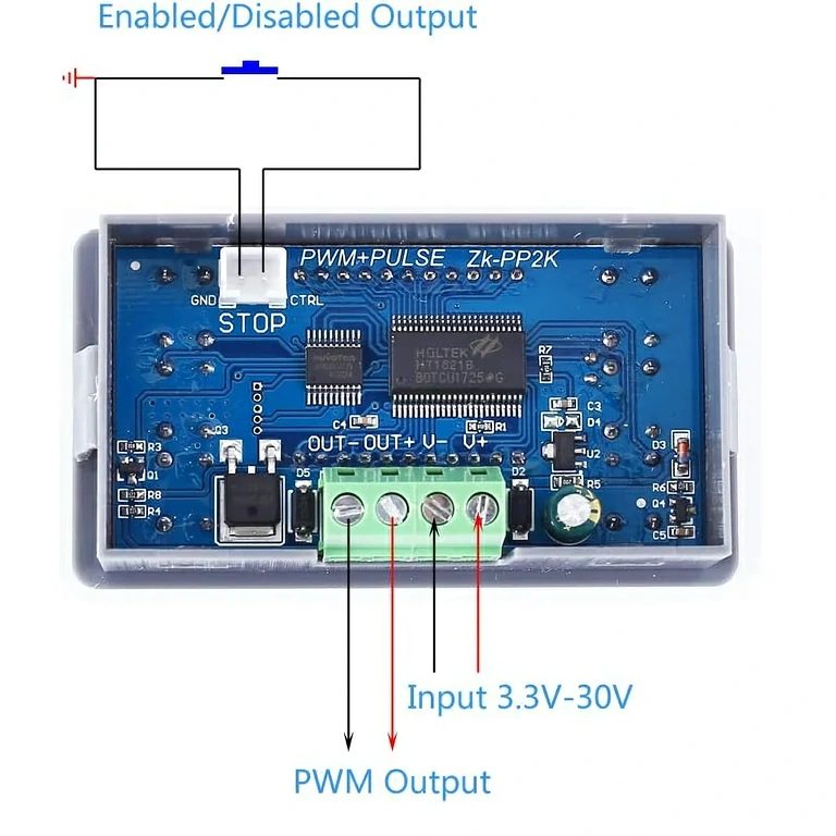 Controller til motorhastighed med integreret timerfunktion