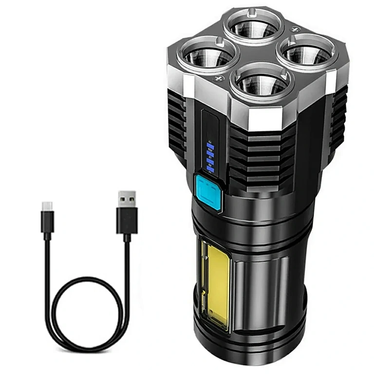 LED-lommelygte med meget kraftigt lys til jagt