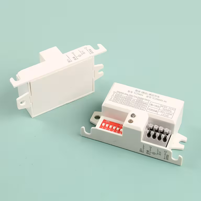 360° Mikrobølgebevægelsessensor til Loft – Automatisk Switch 220V Hvid