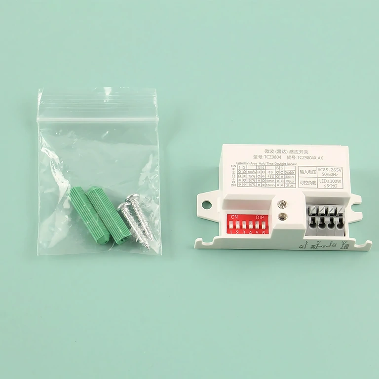 Monteringstilbehør inkluderet til mikrobølgesensor