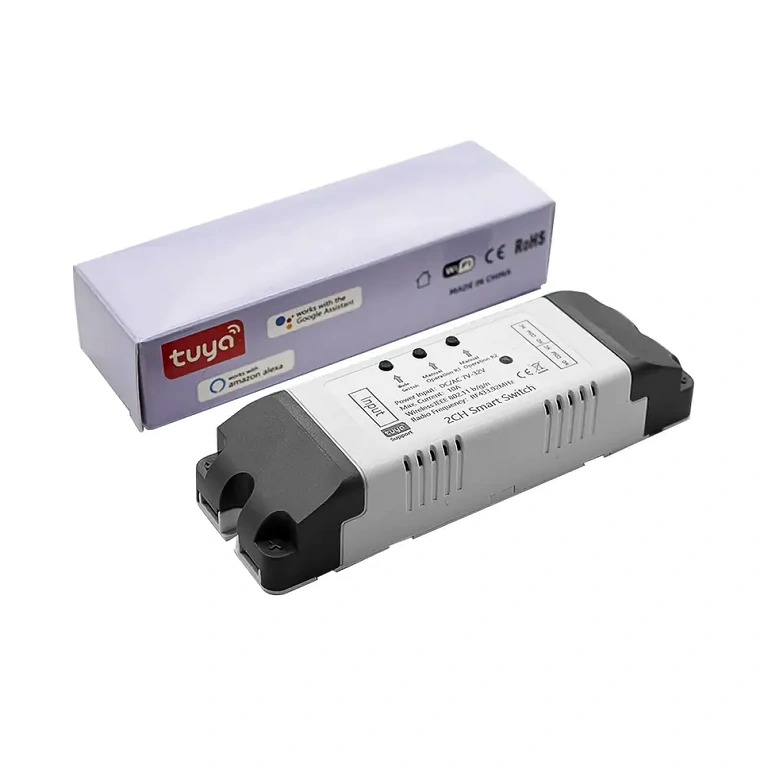 Brug af RF-fjernbetjening til WiFi-relæ Relæmodul styret med RF-fjernbetjening på 433,92 MHz