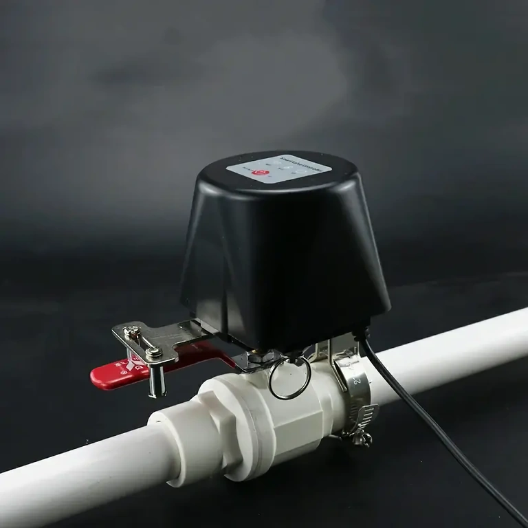 Smart ventil monteret på vandrør Wi-Fi elektroventil installeret direkte på vandrør til automatisk styring