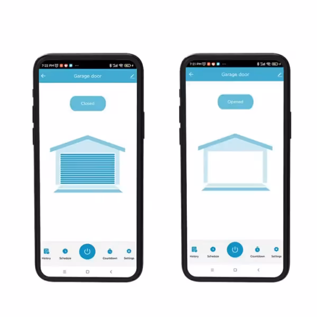 Smart WiFi-switch til åbning og lukning af porte via smartphone