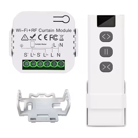 Automatiseret Persienne, Rullegardiner, Gardiner – WiFi, Tuya, RF Fjernbetjening