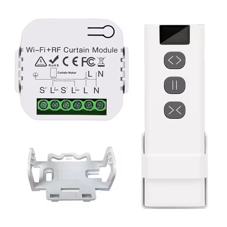 Automatiseret Persienne, Rullegardiner, Gardiner – WiFi, Tuya, RF Fjernbetjening