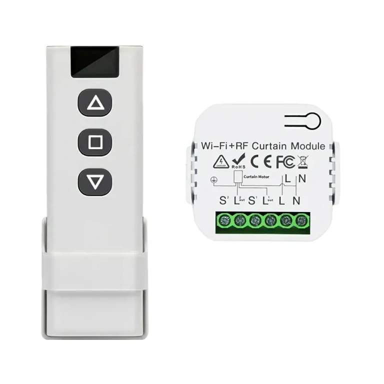 Frontvisning af Tuya trådløst switch-modul til smart kontrol