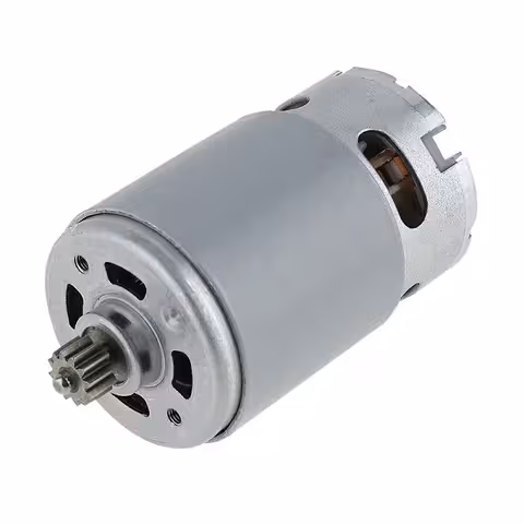 RS550 Selvspændende Motor 18V–21V DC med 12 Tænder – 28.000RPM, 1Nm Moment