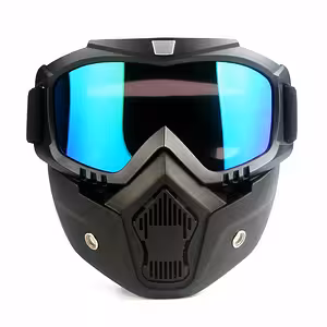 Full Face Beskyttelsesbriller med Maske – Airsoft, Motorcykel, ATV, Ekstremsport
