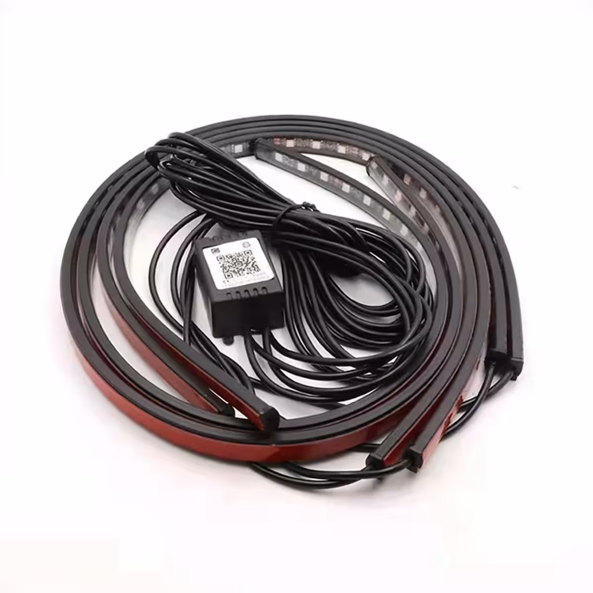 Multifarvet LED-belysningssystem til bil