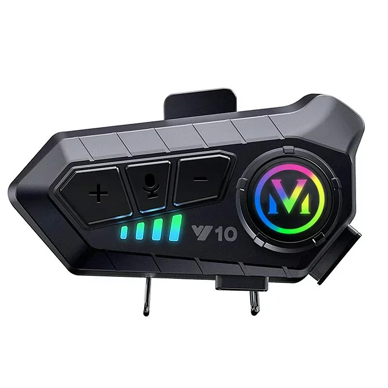 Clip-on base til fastgørelse af intercom på motorcykel hjelm Base med clip til fastgørelse af intercom-system på hjelmen