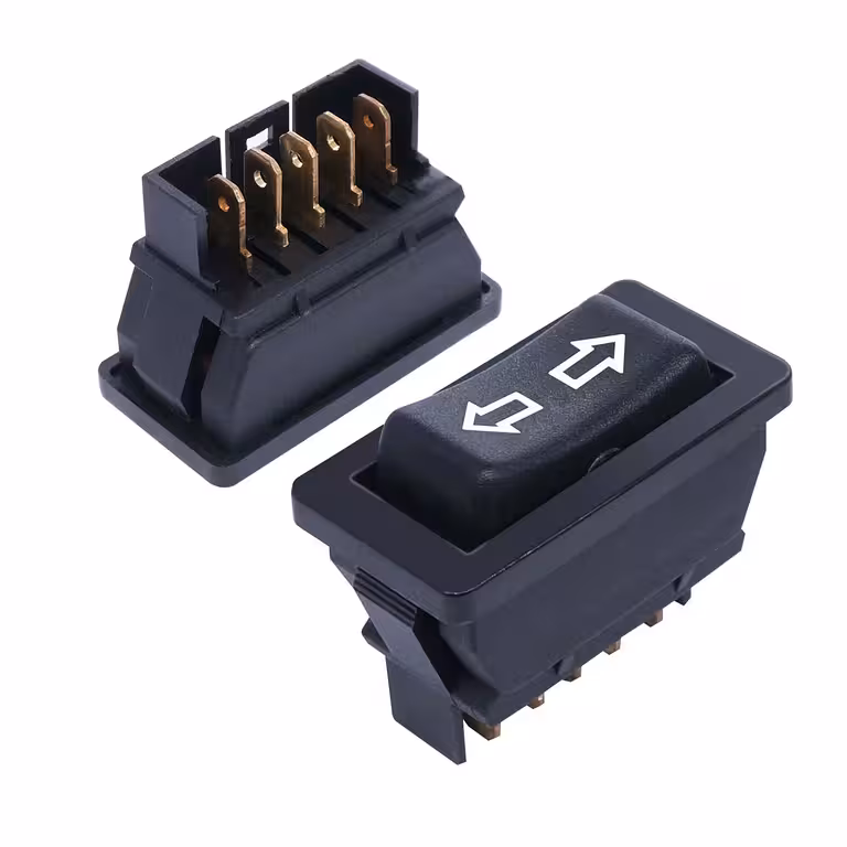 3-Position DPDT Switch til DC Motor Polaritet Omskiftning 12V/24V 20A