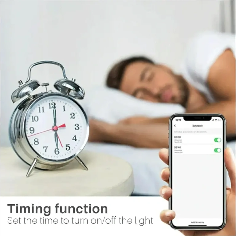 E27 LED-pære med WiFi, lysstyrkeregulering og personlige scener