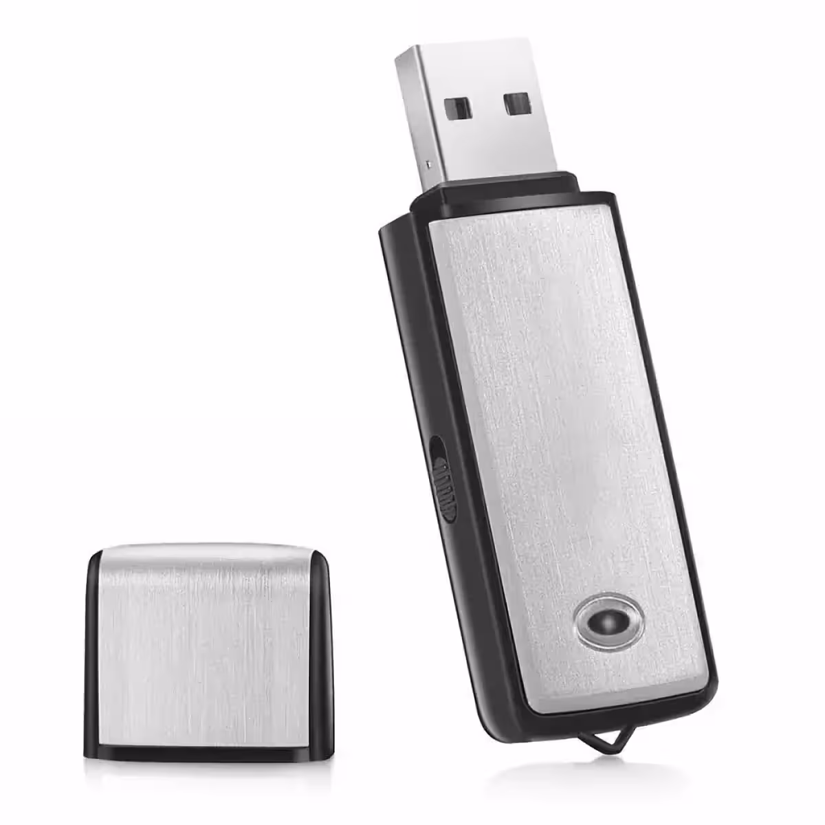 USB-stick med spion-mikrofon og 16GB hukommelse til diskrete optagelser