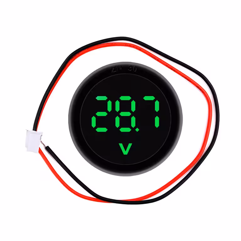 Digital Volt Meter 12V til Bilbatterier – Præcis DC Måling 4-100V