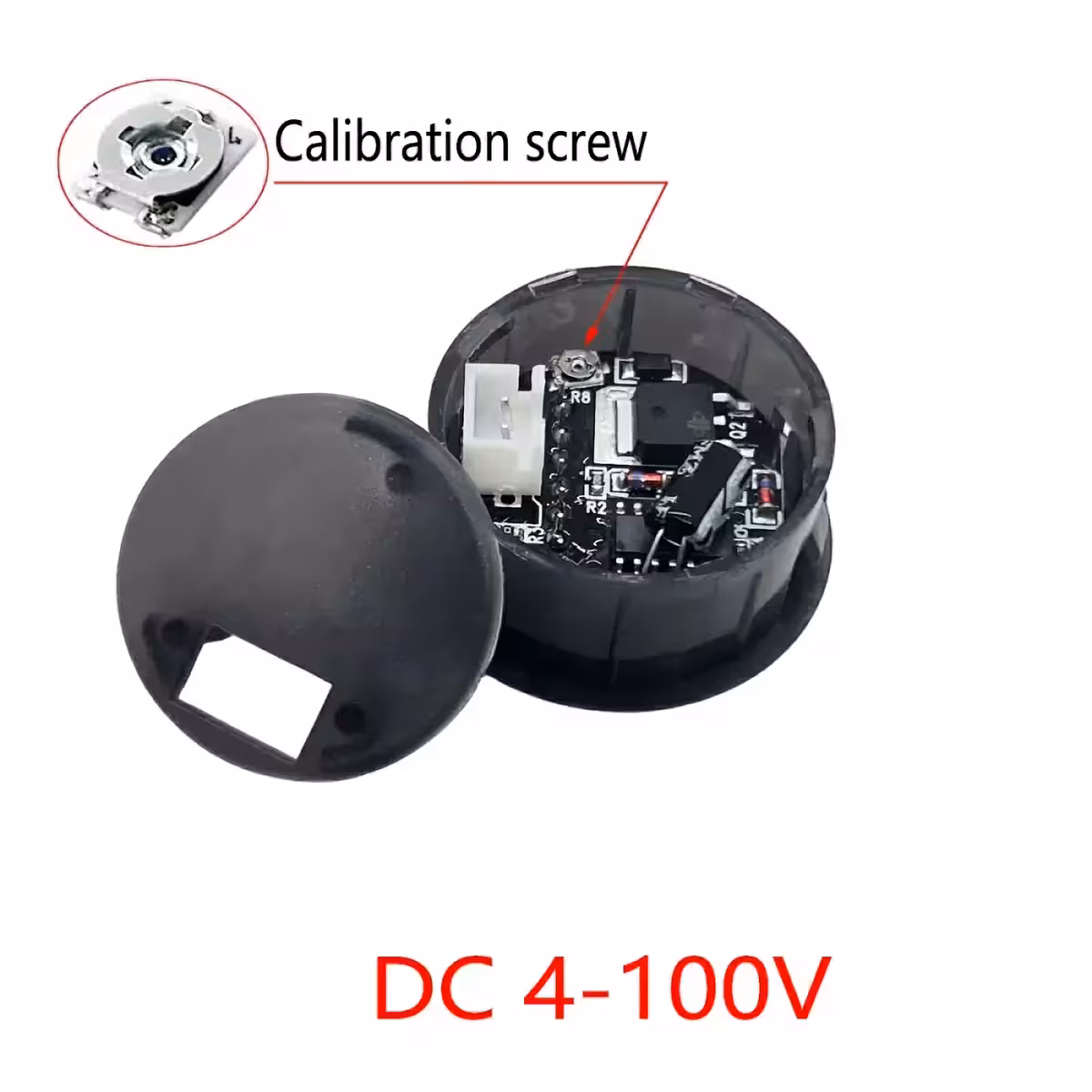 Digital voltmeter med ±1% fejlmargin til bilbatteri