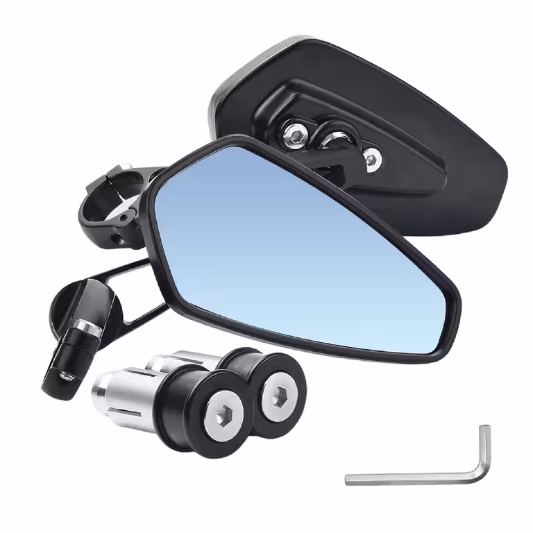 Universal Backspejle til Motorcykel, ATV, Cykel og Elektrisk Scooter – 360° Justerbar Aluminium