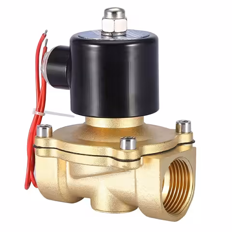1-Tommer AC 220V Elektromagnetisk Ventil med Messing Krop – til Vand, Irrigation og Industri Automation