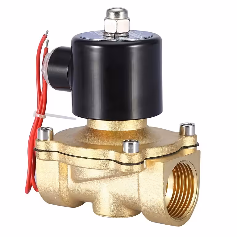 1-Tommer AC 220V Elektromagnetisk Ventil med Messing Krop – til Vand, Irrigation og Industri Automation