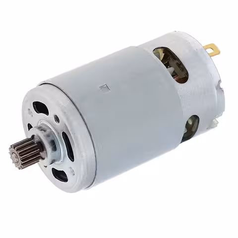 DC RS-550VC Motor 9V–12V 12 Tænder – Ideel til Boremaskiner, Skruetrækkere, RC og DIY Projekter