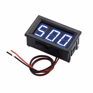Digital Panel Volt Meter til AC 220V – Blåt LED Display, Enfaset og Trefaset