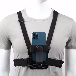 Chest Mount Holder til Telefon og GoPro – Justerbart Montering System