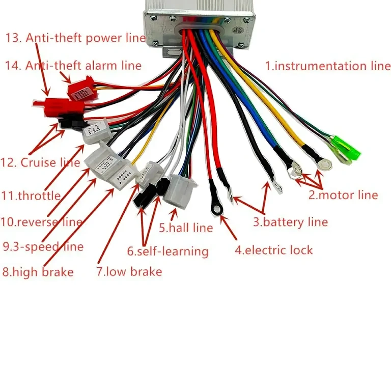 Variabel spændingscontroller 48V-60V Elektrisk controller med variabel spænding 48-60V
