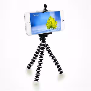 Fleksibelt Stativ med Universal Holder til Telefon, Kamera og Video – Ideel iPhone, Samsung, DSLR