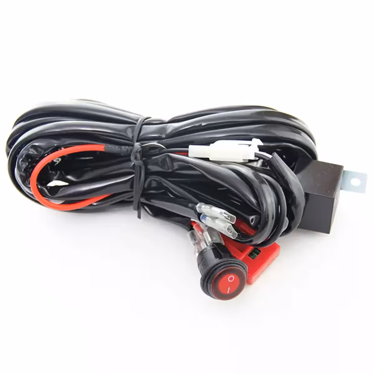 Installation af lyskontakt og 40A-relæ til LED-bar