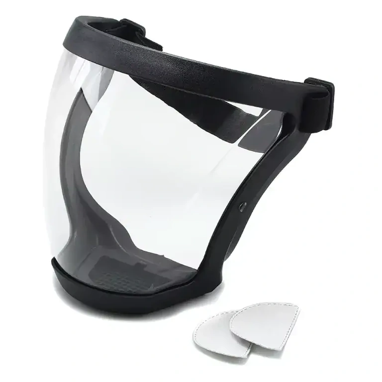 Ansigtsbeskyttelsesmaske med støvfilter, inkl. 5 reservefiltre PM2.5