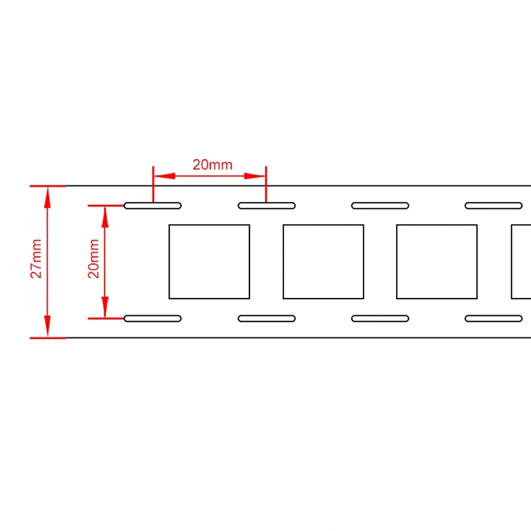 20,2 mm afstand mellem celler i 2P-konfiguration