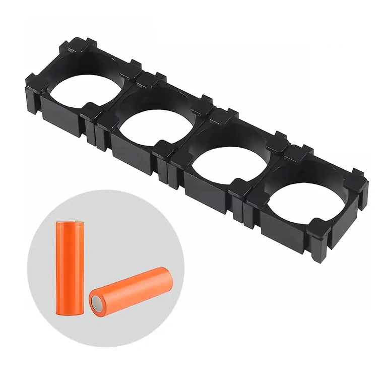 Fire modulære holdere til Li-ion 18650 celler, klar til brug