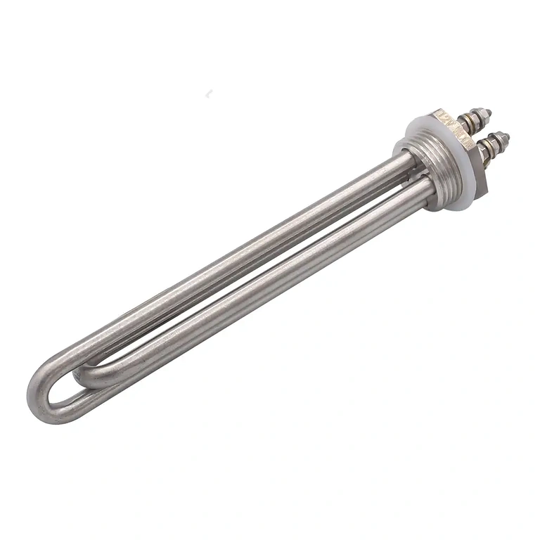 Strålevarme i varmtvandsbeholder Strålerør brugt til opvarmning af væske i varmtvandsbeholder