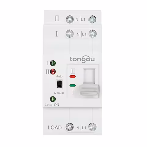 ATS Automatisk Transfer Switch 63A – Automatisk Netværks Manager, Solpaneler, Generator 230VAC