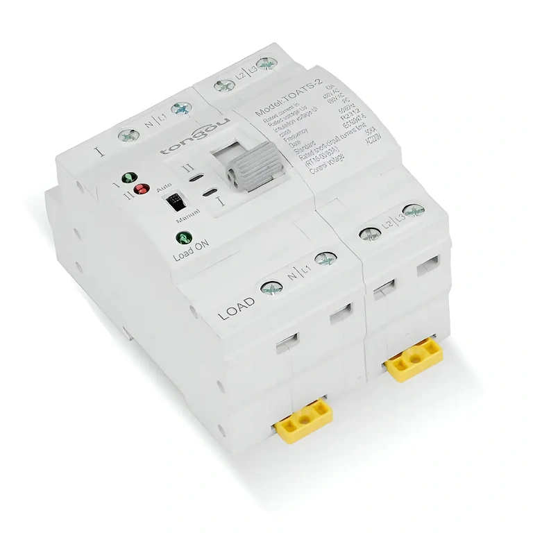ATS 63A automatisk transfer switch ATS-switch med kapacitet op til 63 ampere til trefaset strøm