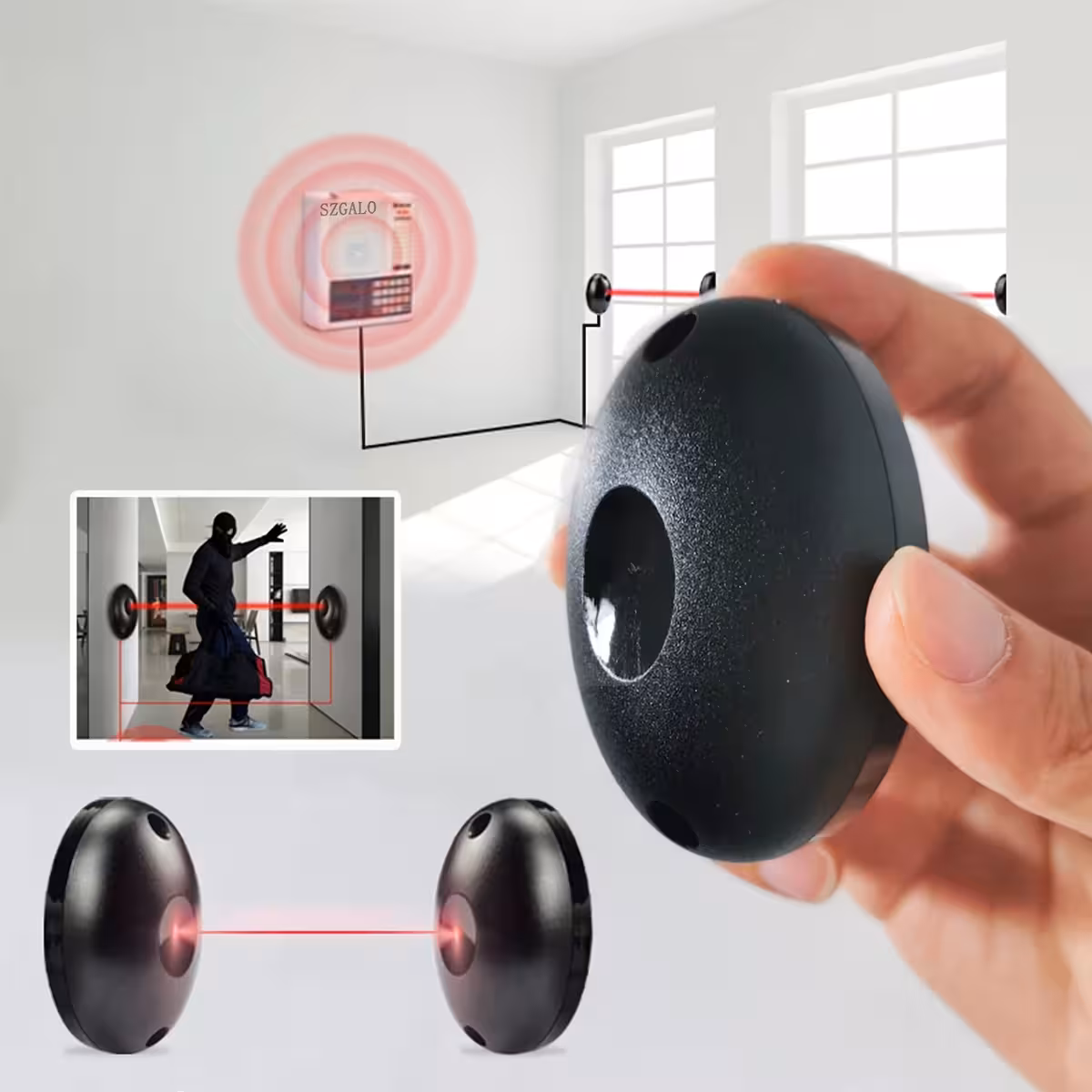 Brugsanvisning for infrarøde sensorer i portautomatiseringssystemer