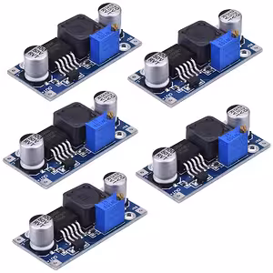 Sæt 5 stk XL6009 DC-DC Boost Converter 4A Step-Up med Justerbar Spænding 3V–32V til 5V–35V