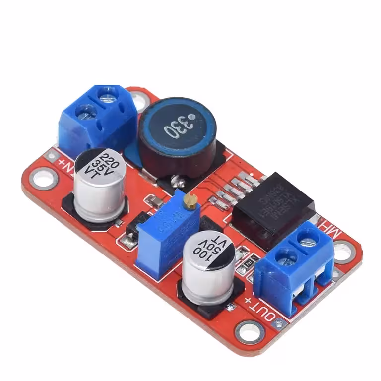 XL6019 DC-DC Boost Converter Modul 5A Justerbar Spænding 3V–35V til 5V–40V
